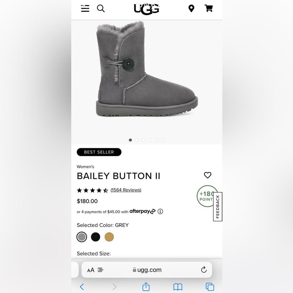 Ugg boots, fuzzy women’s uggs size 6 - Picture 2 of 6